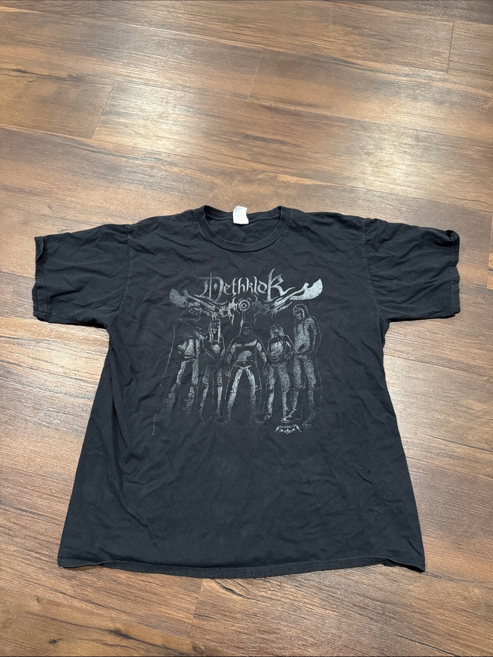 Port & Company Men's T-shirt Black Dethklok Metalocalypse Band T-Shirt XL